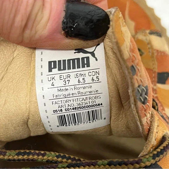 Rihanna x PUMA Creeper Orange Camo size  6.5 - Picture 7 of 13